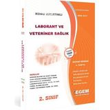 Egem Eğitim Yayınları AÖF 2. Sınıf Laborant(Bahar Dönemi) Konu Anlatımlı Soru Bankası(4. Yarıyıl)