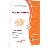 Egem Eğitim Yayınları AÖF 2. Sınıf Ticaret Hukuku Bahar Dönemi Konu Anlatımlı Soru Bankası