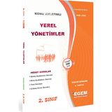 Egem Eğitim Yayınları AÖF 2. Sınıf Yerel Yönetimler Bahar Dönemi Konu Anlatımlı Soru Bankası