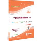 Egem Eğitim Yayınları AÖF 2. Sınıf Yönetim Bilimi-II Bahar Dönemi Konu Anlatımlı Soru Bankası