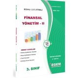 Egem Eğitim Yayınları AÖF 3. Sınıf Finansal Yönetim-II Bahar Dönemi Konu Anlatımlı Soru Bankası