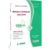 Egem Eğitim Yayınları AÖF 3. Sınıf Mahalli İdareler Maliyesi Bahar Dönemi Konu Anlatımlı Soru Bankası