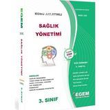 Egem Eğitim Yayınları AÖF 3. Sınıf Sağlık Yönetimi Konu Anlatımlı Soru Bankası-Güz Dönemi(5. Yarıyıl)