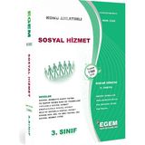Egem Eğitim Yayınları AÖF 3. Sınıf Sosyal Hizmet Bahar Dönemi Konu Anlatımlı Soru Bankası