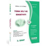 Egem Eğitim Yayınları AÖF 3. Sınıf Türk Dili ve Edebiyatı Konu Anlatımlı Soru Bankası Güz Dönemi 5. Yarıyıl