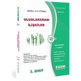 Egem Eğitim Yayınları Aöf 3. Sınıf Uluslararası Ilişkiler Güz Dönemi Konu Anlatımlı Soru Bankası