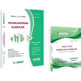 Egem Eğitim Yayınları AÖF 3. Sınıf Uluslararası İlişkiler Konu Anlatımlı Soru Bankası ve Çıkmış Sınav Soruları Bahar Dönemi Set