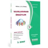 Egem Eğitim Yayınları Aöf 3. Sınıf Uluslararası Örgütler Bahar Dönemi Konu Anlatımlı Soru Bankası