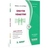 Egem Eğitim Yayınları Aöf 3. Sınıf Üretim Yönetimi Güz Dönemi Konu Anlatımlı Soru Bankası Kod: 361