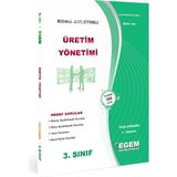 Egem Eğitim Yayınları Aöf 3. Sınıf Üretim Yönetimi Güz Dönemi Konu Anlatımlı Soru Bankası
