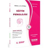 Egem Eğitim Yayınları AÖF 4. Sınıf Eğitim Psikolojisi Bahar Dönemi Konu Anlatımlı Soru Bankası