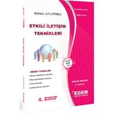 Egem Eğitim Yayınları AÖF 4. Sınıf Etkili İletişim Teknikleri Bahar Dönemi Konu Anlatımlı Soru Bankası