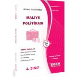 Egem Eğitim Yayınları AÖF 4. Sınıf Maliye Politikası Bahar Dönemi Konu Anlatımlı Soru Bankası