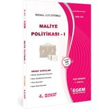 Egem Eğitim Yayınları Aöf 4. Sınıf Maliye Politikası I Güz Dönemi Konu Anlatımlı Soru Bankası