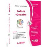 Egem Eğitim Yayınları AÖF 4. Sınıf Sağlık Yönetimi Bahar Dönemi Konu Anlatımlı Soru Bankası