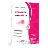 Egem Eğitim Yayınları AÖF 4. Sınıf Stratejik Yönetim 1 Güz Dönemi 7. Yarıyıl Konu Anlatımlı Soru Bankası (Çok Renkli)