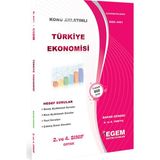 Egem Eğitim Yayınları AÖF 4. Sınıf Türkiye Ekonomisi Bahar Dönemi Konu Anlatımlı Soru Bankası
