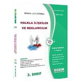 Egem Eğitim Yayınları Aöf Egem Halkla Ilişkiler Ve Reklamcılık 3 Sınıf 6 Yarıyıl Bahar Dönemi Konu Anlatımlı Soru Bankası (Çok Renkli)