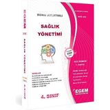 Egem Eğitim Yayınları AÖF Sağlık Yönetimi 4. Sınıf Güz 7 Dönem Konu Anlatımlı. Soru Bankası