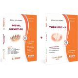 Egem Eğitim Yayınları AÖF Sosyal Hizmetler 2. Sınıf 4. Dönem (Bahar) Konu Anlatımlı Soru Bankası Set (Ciltli)