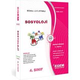 Egem Eğitim Yayınları AÖF Sosyoloji 4. Sınıf 8 Dönem (Bahar) Konu Anlatımlı Soru Bankası