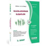 Egem Eğitim Yayınları AÖF Uluslararası İlişkiler 3. Sınıf 5. Yarıyıl Güz Dönemi Konu Anlatımlı Soru Bankası
