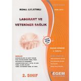 Egem Eğitim Yayınları Laborant ve Veteriner Sağlık 2. Sınıf 4. Yarıyıl Bahar Konu Anlatımlı Soru Bankası