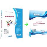 Egem Eğitim Yayınları Sosyoloji 1. Sınıf 2. Yarıyıl Konu Anlatımlı Çözümlü Soru Bankası + Çıkmış Sorular Seti Bahar