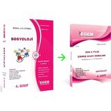 Egem Eğitim Yayınları Sosyoloji 4. Sınıf 8. Yarıyıl Konu Anlatımlı Çözümlü Soru Bankası + Çıkmış Sorular Seti