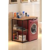 Egemev Camaşır Makınası Kurutmalık Bulaşık Makina Duzenlıyıcı Banyo Düzenlıyici Mutfak Düzenliyici - 0 - Kahverengi