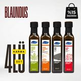 Egenatura Blaundus: Kenevir +Kabak Çek.+ Chia +Aspir Yağı 4 x 250 ml Cam Şişe Soğuk Sıkım