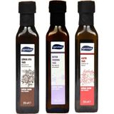 Egenatura Çörek Otu Yağı 250 ml + Keten Tohumu Yağı 250 ml + Aspir Yağı 250 ml - Soğuk Sıkım & Cam Şişe - 750 ml