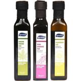 Egenatura Kenevir Tohumu Yağı 250 ml + Üzüm Çekirdeği Yağı 250 ml + Ay Çekirdeği Yağı 250 ml - Soğuk Sıkım & Cam Şişe - 750 ml