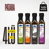 Egenatura Patara : Kenevir +Kabak Çek.+ Chia +Üzüm Çek. Yağı 4 x 250 ml Cam Şişe Soğuk Sıkım