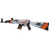 Egenin Sepeti Ahşap CS-GO Asimov AK-47 Lastik Atar Oyuncak Tüfek Çocuklar için Dayanıklı Ahşap
