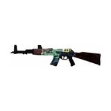 Egenin Sepeti Ahşap Cs-Go Frontside Misty Ak-47 Lastik Atar Oyuncak Tüfek - Mavi