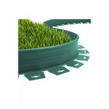 EGETAR Çim Ayırıcı 5 mt (Yeşil) Plastik Esnek Plastik Çim Sınırlayıcı Taş Toprak Ayracı Bariyer