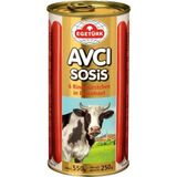 EGETÜRK Avcı Sosis 250 gr %100 Sığır Eti Özelliği ile Lezzetli Şarküteri Ürünü Türkiye Menşeli