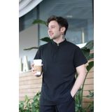 EGEUNIFORM New premium tek üst erkek siyah hemşire forması doktor üniforma scrubs cerrahi veteriner diş staj