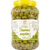 Egeye Dönüş 2 kg Ev Yapımı Geleneksel Yeşil Kırma Zeytin