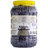 Egeye Dönüş Çok Az Tuzlu Kalamata İri Boy Kuru Sele 2 kg Siyah Zeytin