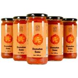 Egeye Dönüş Ev Yapımı Hazır Domates Sosu Cam Kavanoz 5 x 500 gr - 2,5 kg