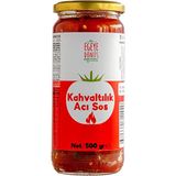 EGEYE DÖNÜŞ Ev Yapımı Yemek İçin Hazır Kahvaltılık Acı Sos Cam Kavanoz - 500 Gr.(Geleneksel Yöntemlerle Üretilmiştir.Koruyucu İçermez)