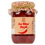 Egeye Dönüş Geleneksel Acı Biber Reçeli Kapya Biber Tatlısı Cam Kavanoz - 450 gr (%65-%70 Meyve Oranı)