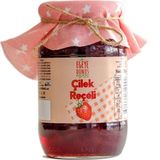EGEYE DÖNÜŞ Geleneksel Çilek Reçeli Cam Kavanoz - 450 Gr. (%65-%70 Meyve Oranı)