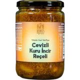 Egeye Dönüş Geleneksel Tarçınlı Bol Cevizli Kuru İncir Reçeli Cam Kavanoz 750 gr