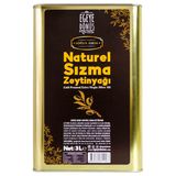 EGEYE DÖNÜŞ Soğuk Sıkım Naturel Sızma Yeni Mahsül Zeytinyağı Teneke - 3 Lt.