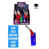 EĞİK UÇLU MUTFAK ÇAKMAĞI 1 ADET MAVİ