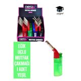 EĞİK UÇLU MUTFAK ÇAKMAĞI 1 ADET YEŞİL