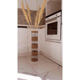 egindra hasır tel dekoratif vazo-pampas vazosu 70 cm